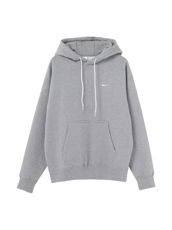 Толстовка Men's Nike Logo Embroidered Solid Color Fleece Lined Casual Gray — изображение 1 из 4, мульти