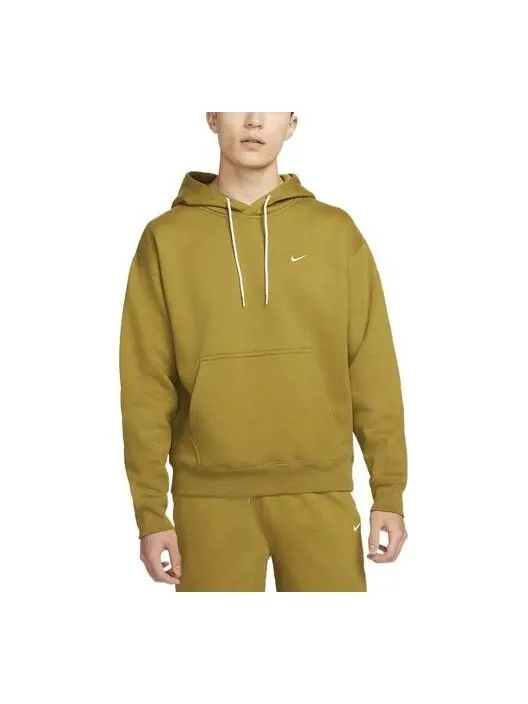 Толстовка Men's Nike Logo Embroidered Solid Color Fleece Lined Earthy Yellow — изображение 1 из 3, мульти