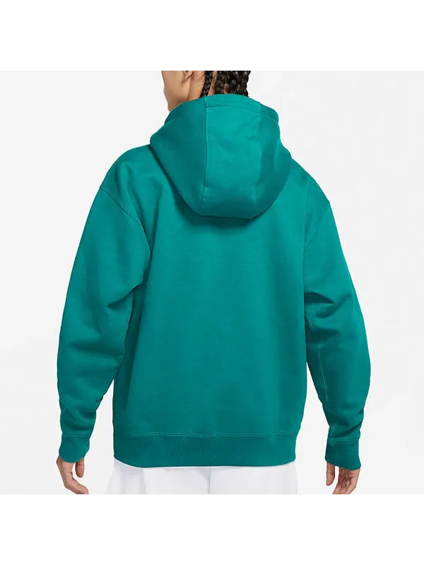 Толстовка Men's Nike Logo Embroidered Solid Color Fleece Lined Casual Pullover Green — изображение 4 из 4, мульти