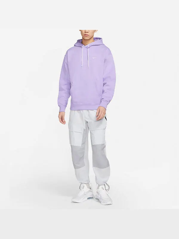 Толстовка Men's Nike Logo Embroidered Solid Color Fleece Lined Purple — изображение 3 из 3, фиолетовый