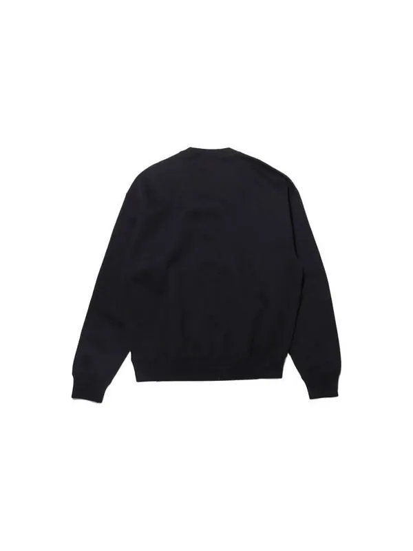 Толстовка Nike Lab Fleece Crew Solid Color Stay Warm Sports Round Neck Pullover Black — изображение 2 из 4, черный