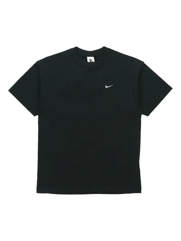Футболка Nike Lab Solo Swoosh Basic Sports Short Sleeve Black — изображение 1 из 4, черный