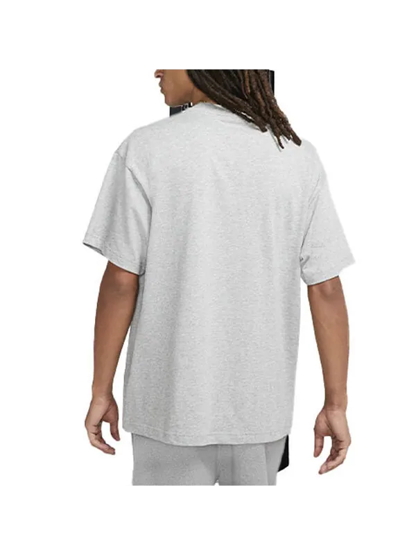 Футболка men's lab solo swoosh basic sports short sleeve dark gray t-shirt Nike — изображение 2 из 2, темный серый