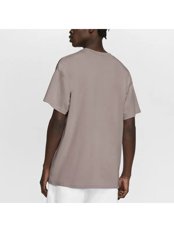 Футболка men's lab solo swoosh basic sports short sleeve light pink t-shirt Nike — изображение 3 из 4, розовый