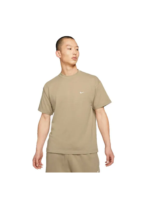 Футболка соло с логотипом swoosh Nike — изображение 1 из 4, хаки