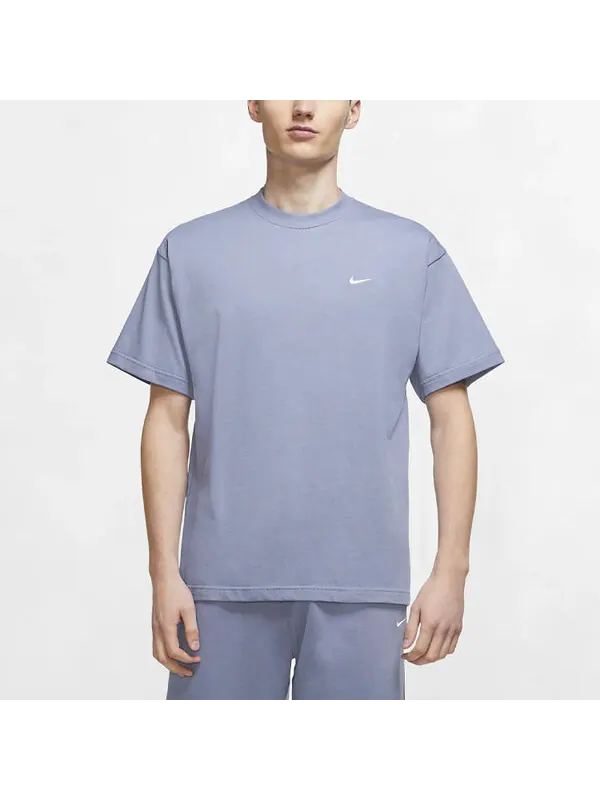 Футболка lab solo swoosh basic sports short sleeve Nike — изображение 2 из 3, синий