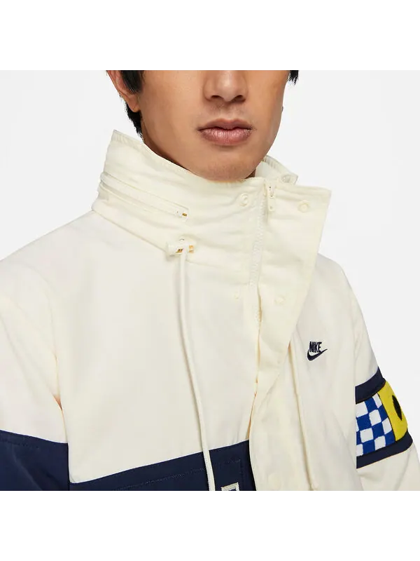Куртка спортивная одежда переиздание rise pack тканая куртка Nike — изображение 3 из 4, белый