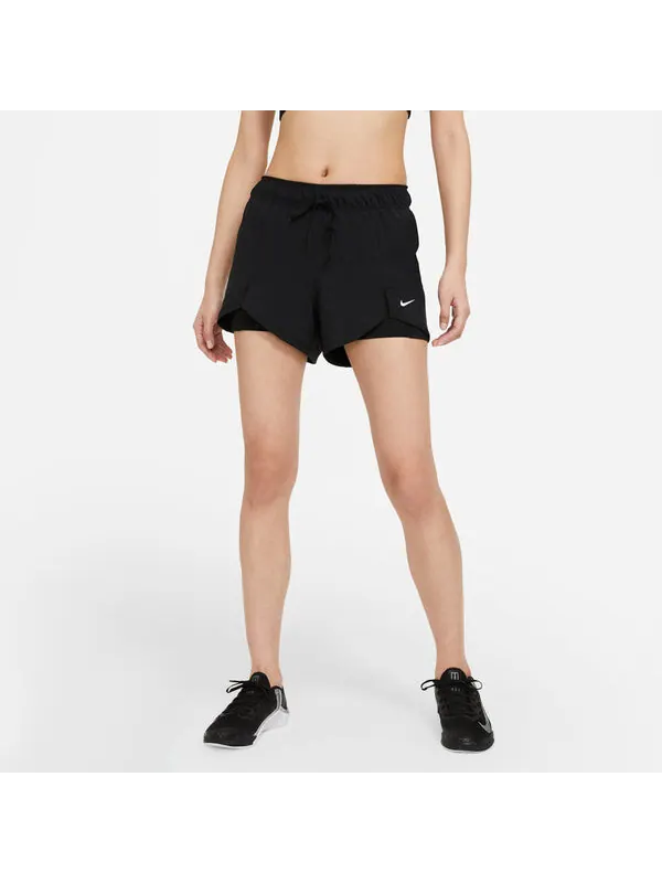 Шорты (WMNS) Nike Flex Essential 2-In-1 Pants 'Black' — изображение 4 из 4, черный
