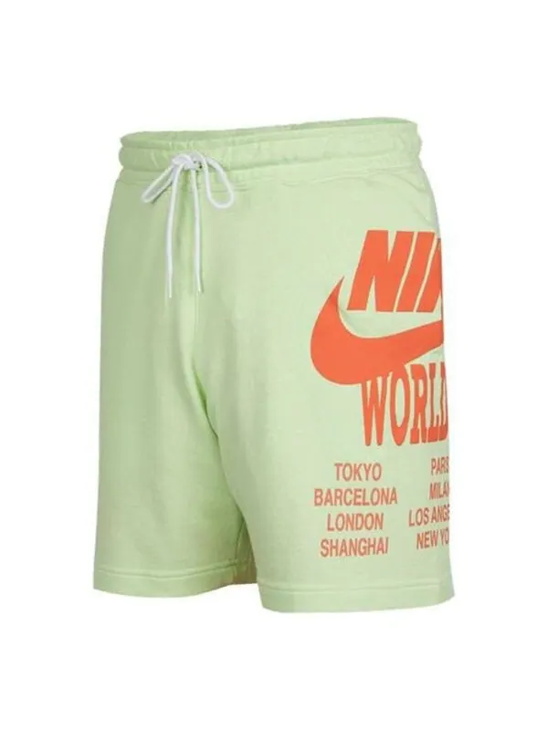 Шорты nsw ft short wtour с большим логотипом, трикотажные спортивные шорты Nike — изображение 1 из 4, зеленый