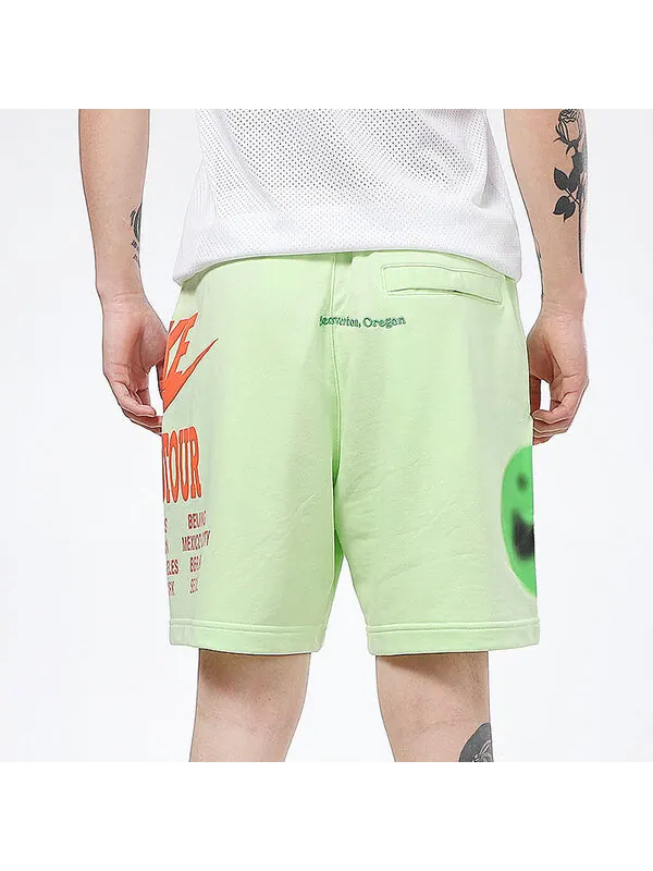 Шорты nsw ft short wtour с большим логотипом, трикотажные спортивные шорты Nike — изображение 4 из 4, зеленый
