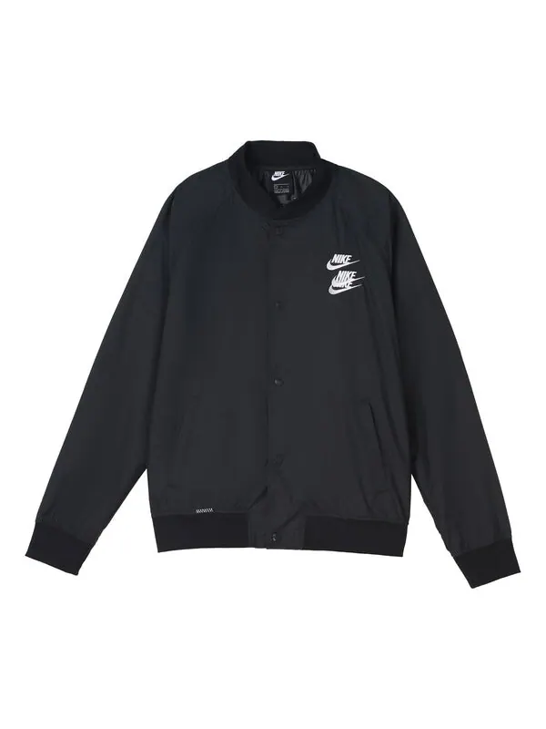 Куртка Nike Alphabet Logo Printing Woven Casual Jacket Black — изображение 1 из 4, черный