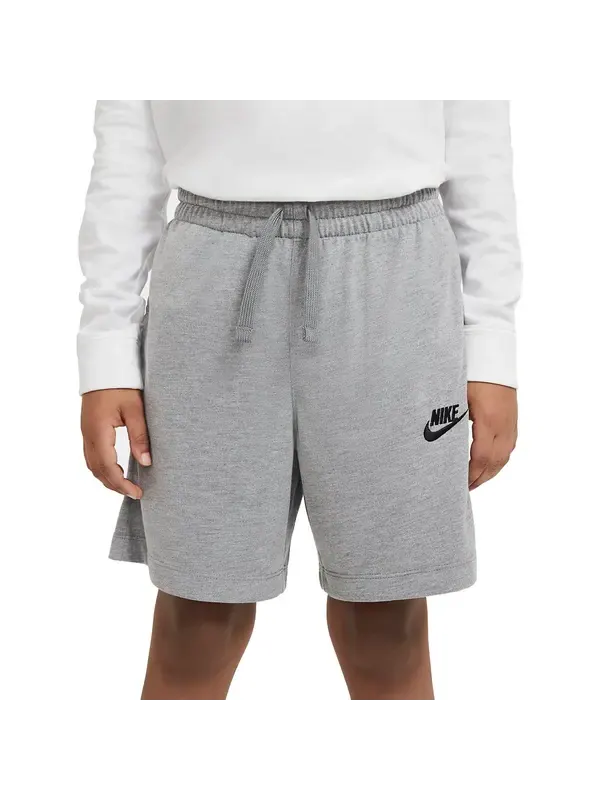 Шорты jersey sportswear shorts 'grey' Nike — изображение 1 из 4, черный/черный