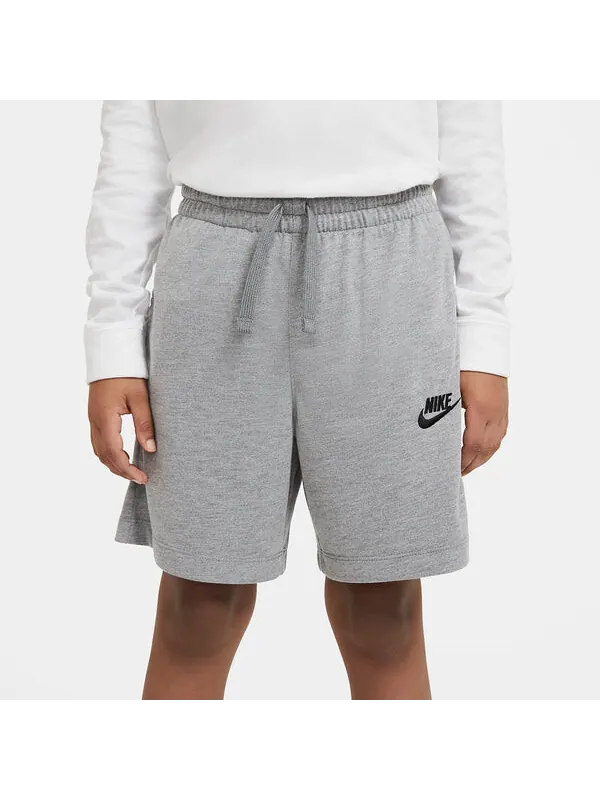 Шорты jersey sportswear shorts 'grey' Nike — изображение 2 из 4, черный/черный
