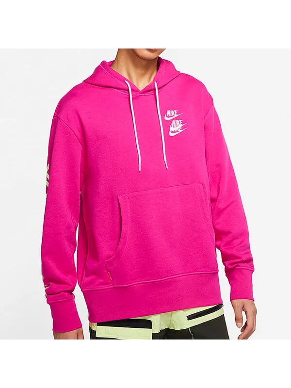 Толстовка Nike Around the world Smiling Face Sports Rose Red — изображение 2 из 2, розовый красный
