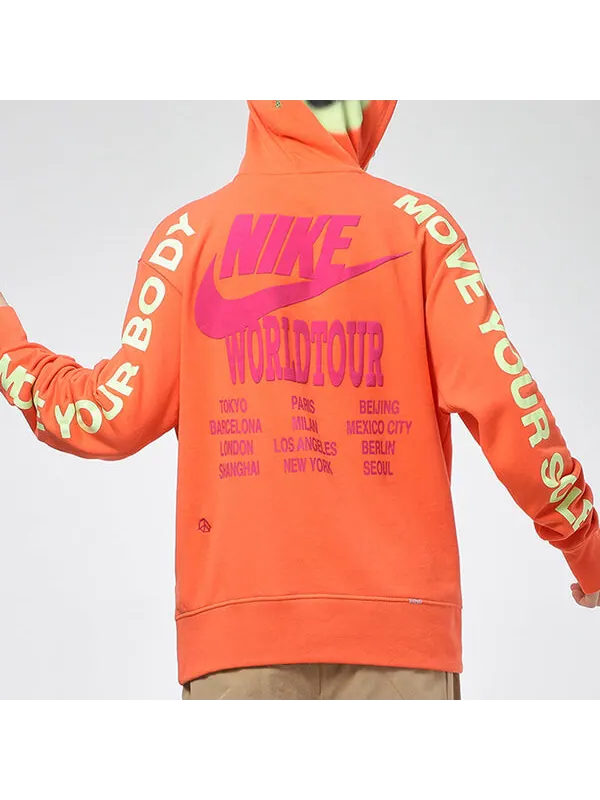 Толстовка Nike MENS Sportswear Pullover French Terry Orange — изображение 4 из 4, оранжевый