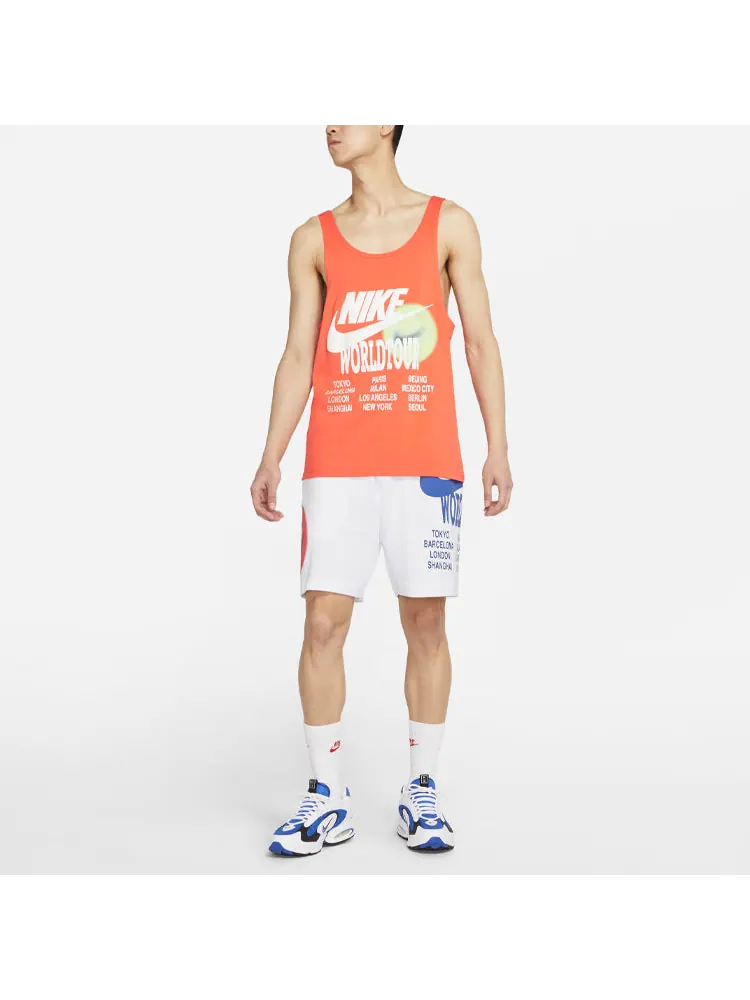 Жилет Men's Nike Sportswear Retro Printing Basketball Sports Orange Vest — изображение 3 из 3, мульти