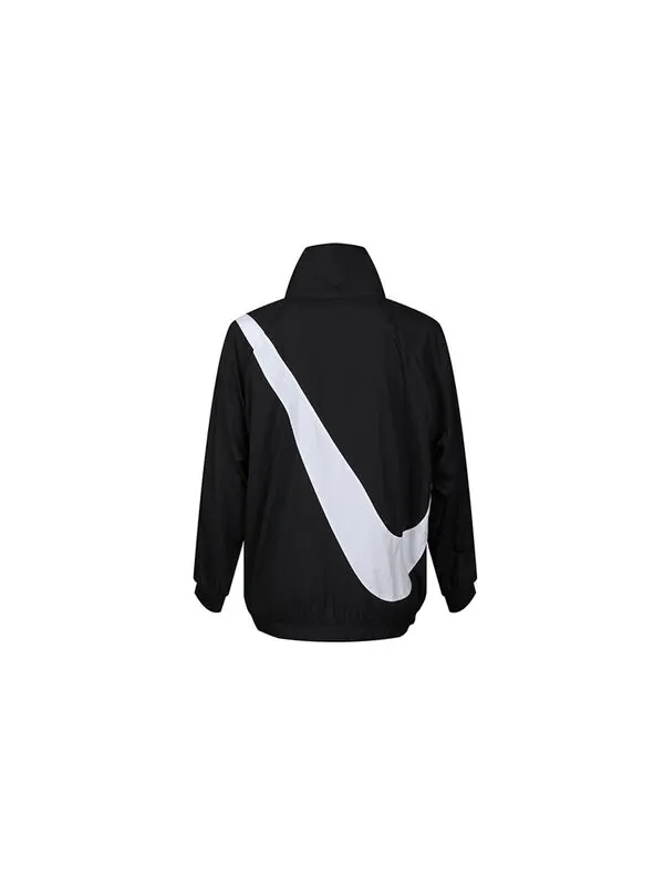 Куртка с большой галочкой Nike — изображение 3 из 4, черный