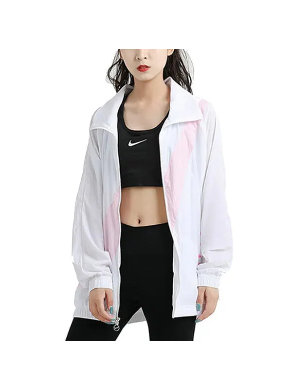 Куртка с большой галочкой Nike — изображение 3 из 4, белый