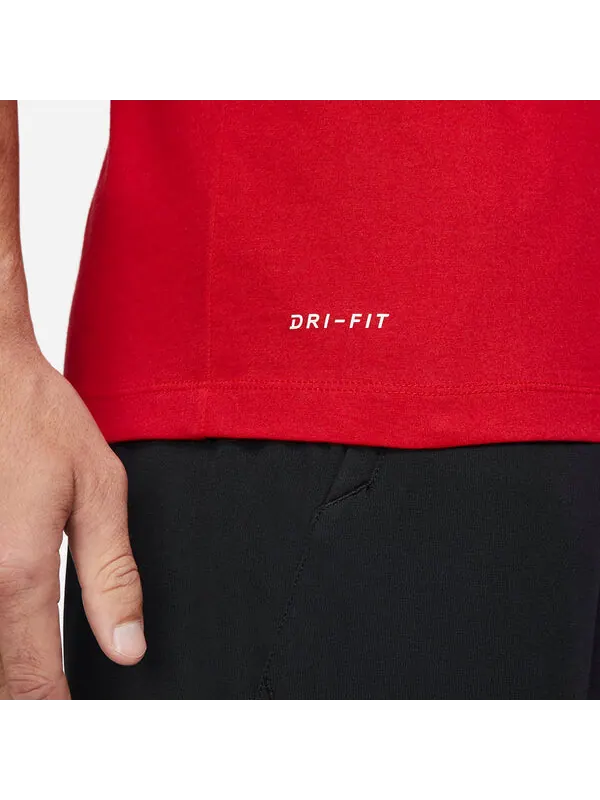Футболка dri-fit 'hwpo' training t-shirt 'red' Nike — изображение 3 из 3, красный