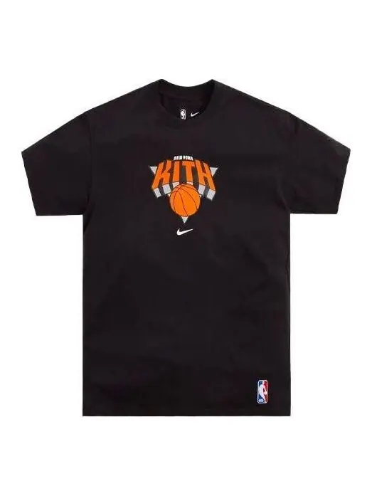 Футболка x nike new york knicks tee 'black' Kith — изображение 1 из 2, черный