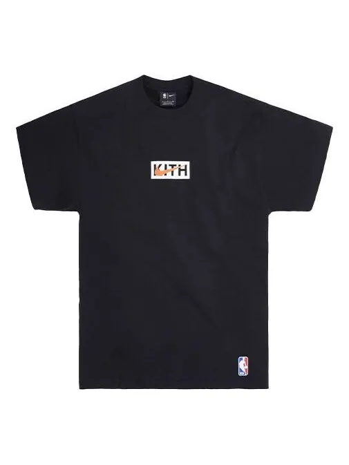 Футболка x nike new york knicks tee 'black' Kith — изображение 1 из 2, черный