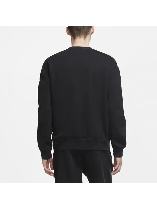 Толстовка Nike Lab Nrg Fleece Crew Round Neck Pullover Black — изображение 4 из 4, черный