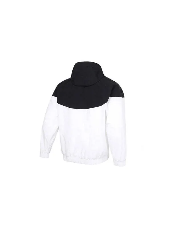 Куртка Nike Logo Print Hooded Jacket Black/White — изображение 2 из 4, черный / белый
