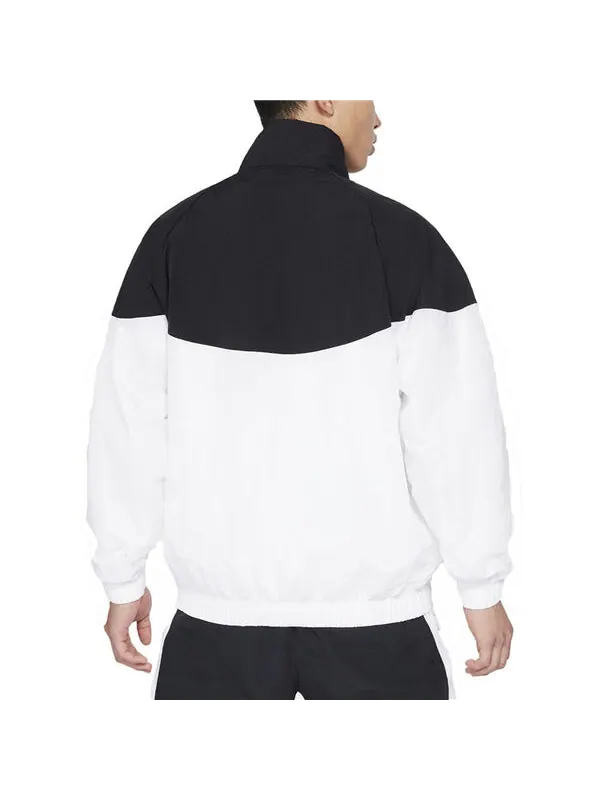 Куртка Nike Logo Print Hooded Jacket Black/White — изображение 4 из 4, черный / белый