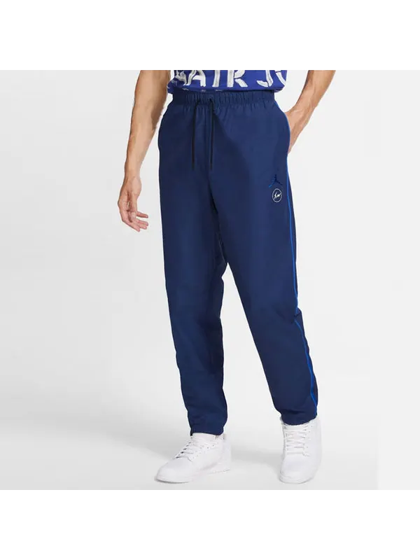Брюки x fragment woven pant 'navy/sport royal/white' Air Jordan — 3
