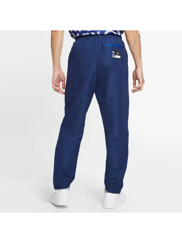 Брюки x fragment woven pant 'navy/sport royal/white' Air Jordan — 4