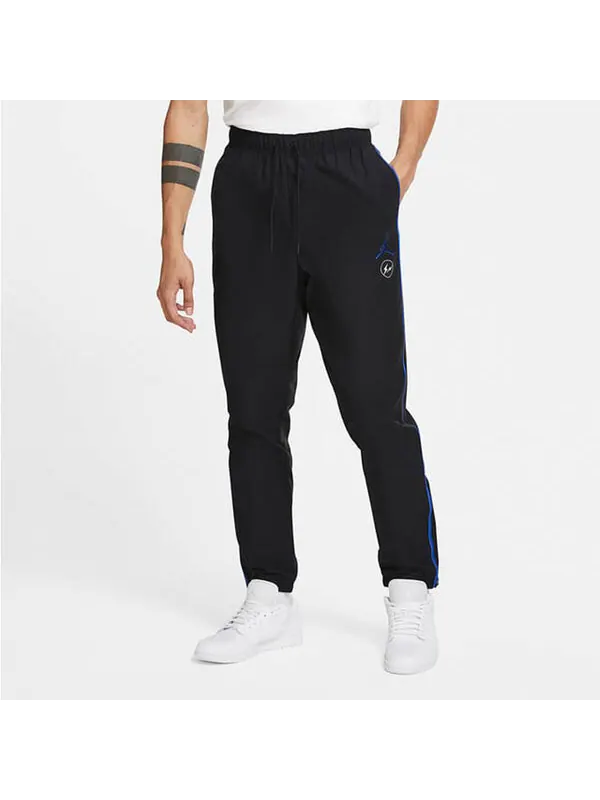 Спортивные штаны Air Jordan x Fragment Design FW Street Style Collaboration Pants Men Black — изображение 4 из 4, черный
