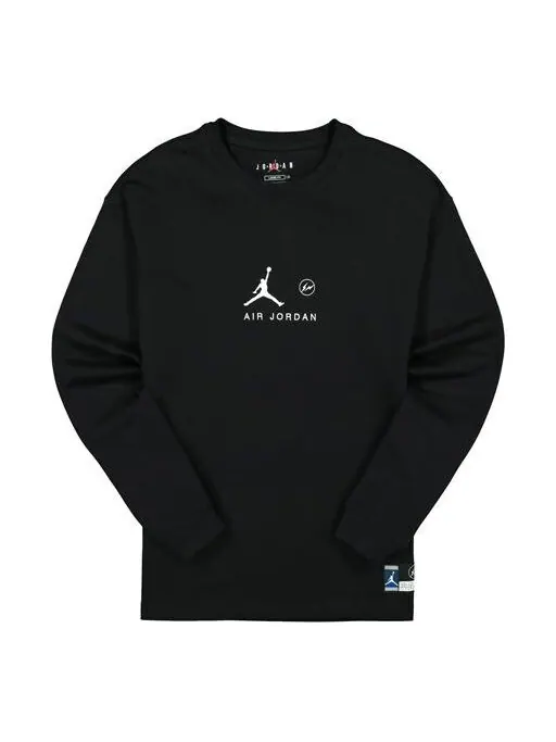 Футболка x фрагмент футболка с длинным рукавом Air Jordan — изображение 1 из 4, черный