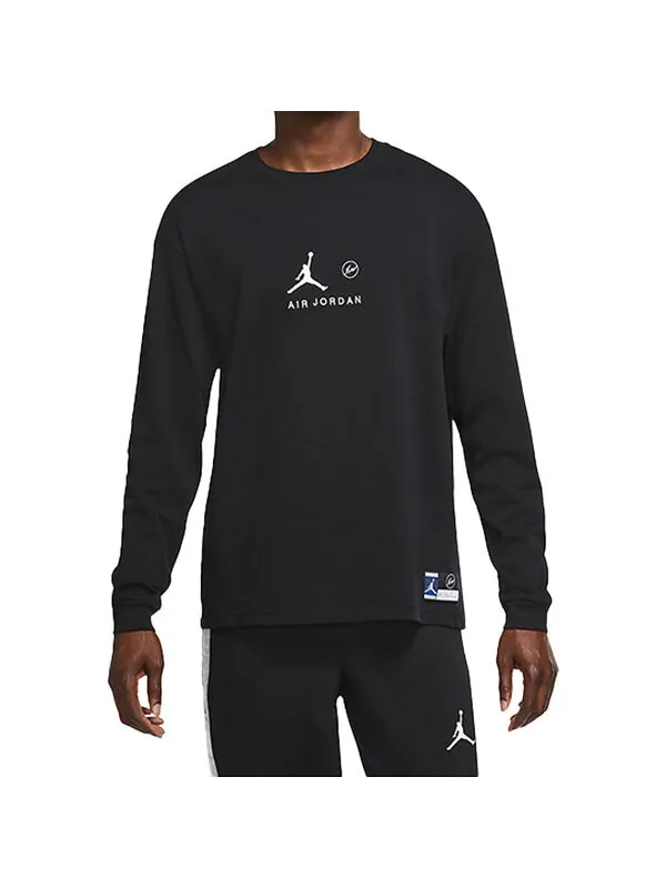 Футболка x фрагмент футболка с длинным рукавом Air Jordan — изображение 3 из 4, черный