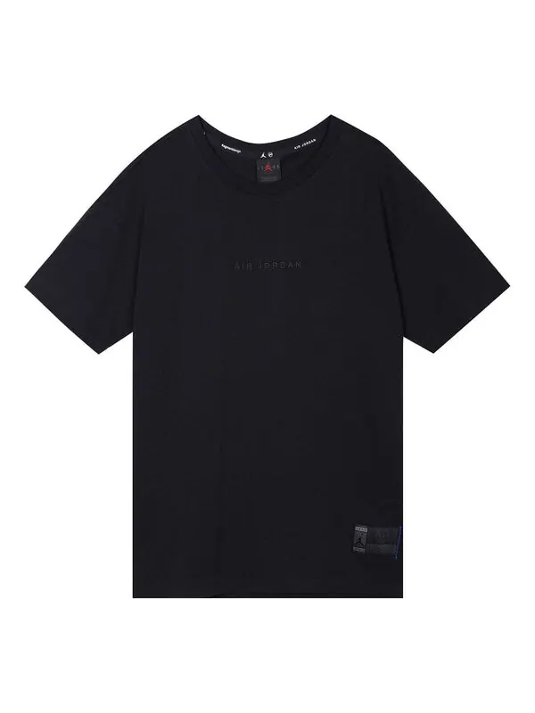 Футболка x fragment design fw street style collaboration cotton logo s men black Air Jordan — изображение 1 из 4, черный
