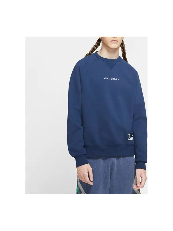 Толстовка Air Jordan x Fragment Design FW Sweatshirts Men Blue — изображение 1 из 2, синий