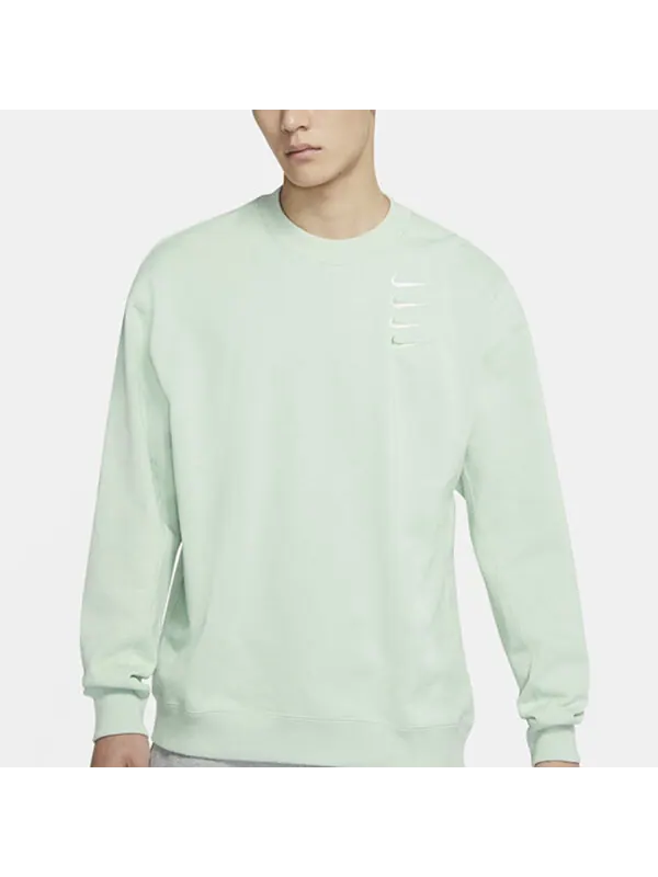 Толстовка Nike Swoosh Gradient Pullover Round Neck Green Light green — изображение 3 из 4, светлый зеленый