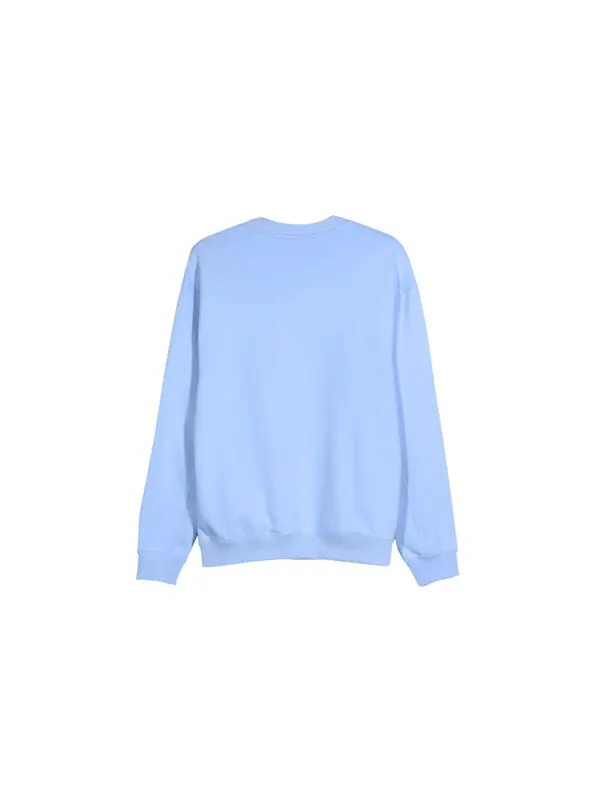 Толстовка Nike Swoosh Four hook gradual change round neck sweater light blue — изображение 2 из 4, светлый синий