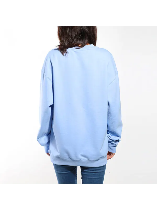 Толстовка Nike Swoosh Four hook gradual change round neck sweater light blue — изображение 4 из 4, светлый синий