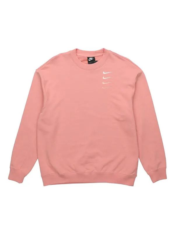 Толстовка Nike Swoosh Gradient Pullover Round Neck Pink — изображение 1 из 4, розовый