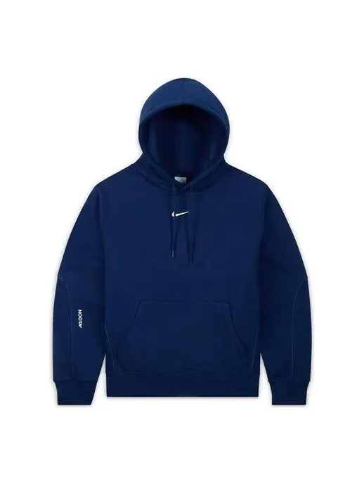Толстовка x nocta cardinal stock small logo hoodie 'navy' Nike — изображение 1 из 4, синий/белый