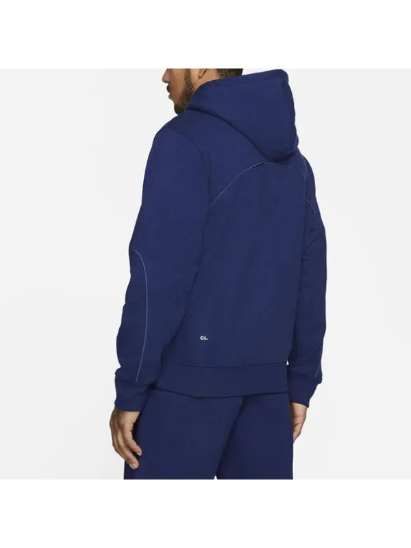Толстовка x nocta cardinal stock small logo hoodie 'navy' Nike — изображение 4 из 4, синий/белый