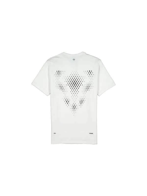 Футболка x nocta drake casual short sleeve t-shirt 'white' Nike — изображение 2 из 4, белый