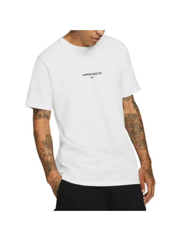 Футболка x nocta drake casual short sleeve t-shirt 'white' Nike — изображение 3 из 4, белый