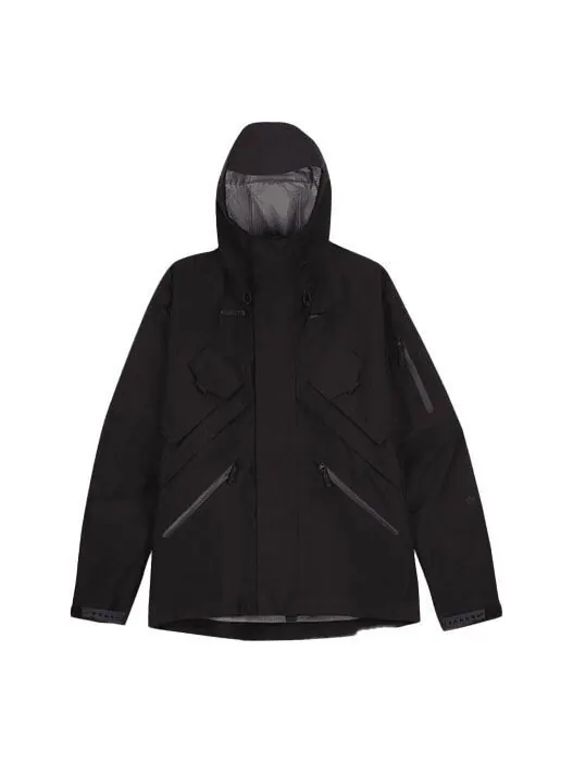 Куртка Nike x Drake NOCTA Series Windproof Breathable Sports Hooded Jacket US Edition Black — изображение 1 из 4, черный