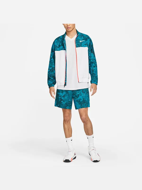 Куртка Nike Court Splicing Tennis Sports Jacket Green Dark green — изображение 3 из 3, темный зеленый