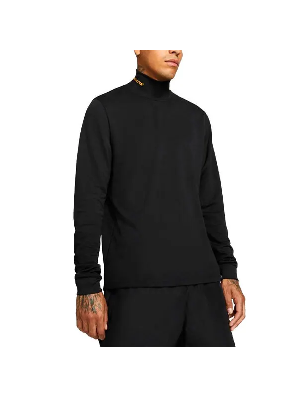 Толстовка Nike x Drake NOCTA Up Collar Long-Sleeve Top Black — изображение 3 из 4, черный