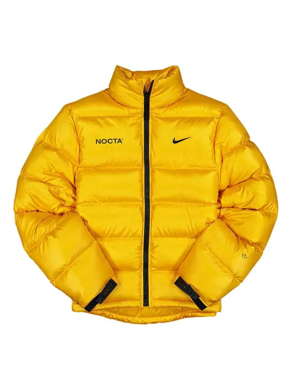 Пуховик Nike x Drake NOCTA Series Crossover Stand Collar Down Jacket Asia Edition Large Gold — изображение 1 из 4, золото