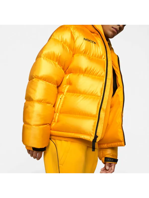 Пуховик Nike x Drake NOCTA Series Crossover Stand Collar Down Jacket Asia Edition Large Gold — изображение 3 из 4, золото