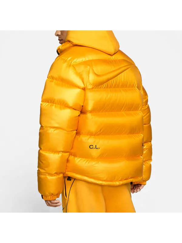 Пуховик Nike x Drake NOCTA Series Crossover Stand Collar Down Jacket Asia Edition Large Gold — изображение 4 из 4, золото