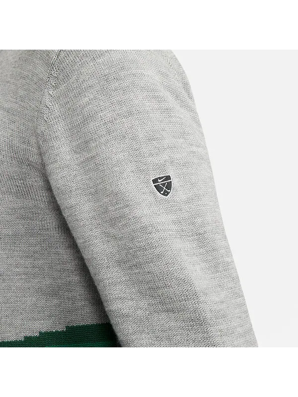 Свитер Nike Tiger Woods Knit Golf Crew Sweater 'Grey' — изображение 3 из 3, серый/мульти